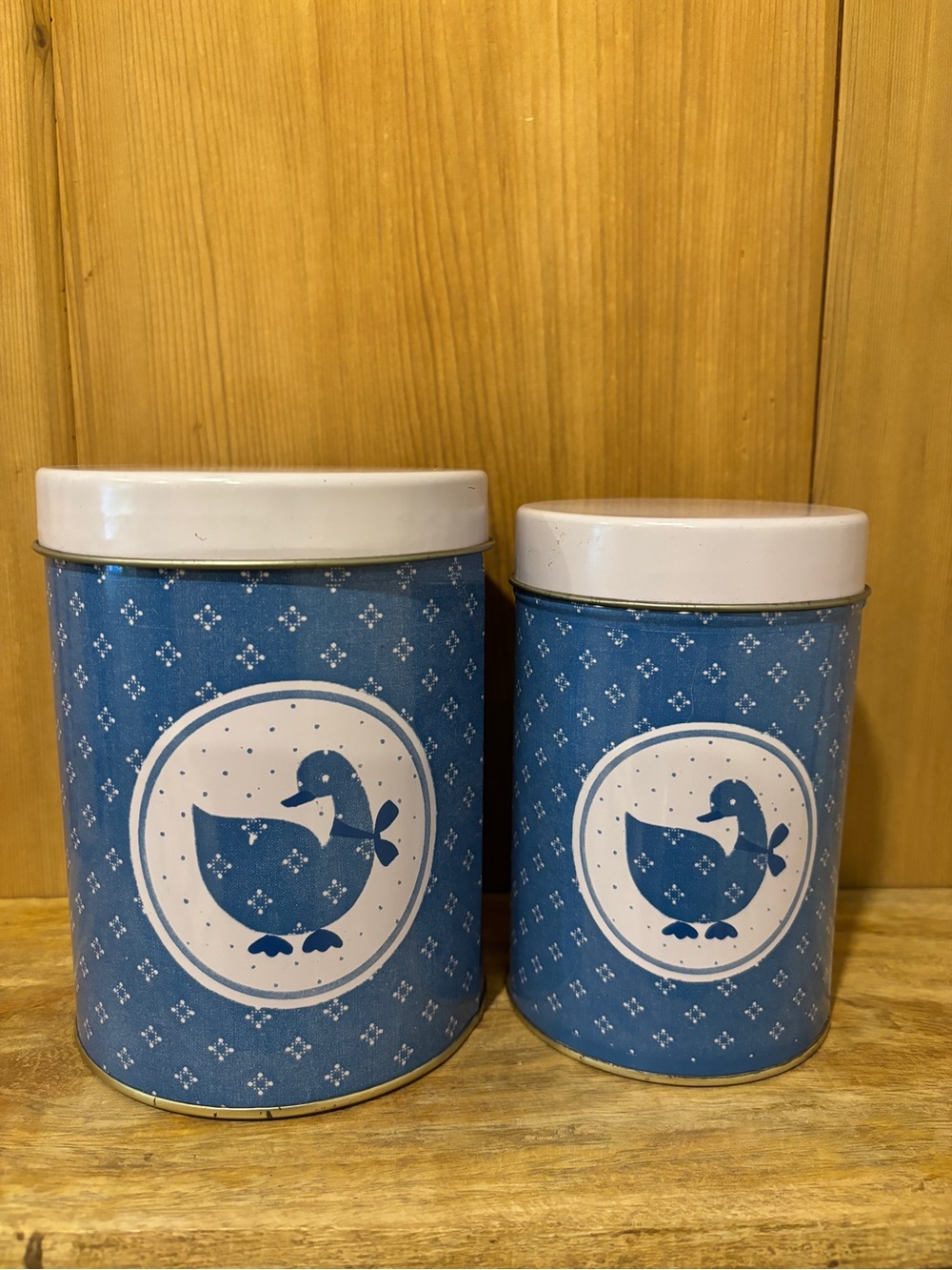 Blue Duck Canister Set - 2 Piece storage tins